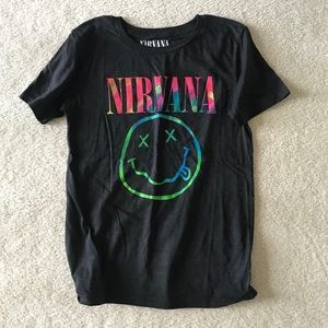 Nirvana band tee size Small